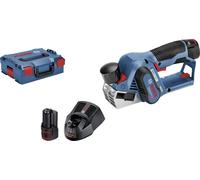 Bosch Professional GHO 12V-20 Rabot sans fil + 2 batteries, + mallette Largeur rabot: 56 mm 12 V 3 Ah Épaisseur de feuillure