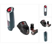 Bosch Professional GLI 12V-300 Lampe sans fil + 2x Batteries GBA 12V 2,0 Ah + Chargeur GAL 1230