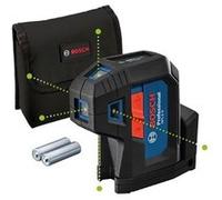 Bosch Laser à 5 points GPL 5 G 0601066P00 – laser vert, portée jusqu’à 30 m, housse