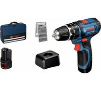 Bosch Professional GSB 12V-15 -Perceuse à percussion sans fil + 2 batteries