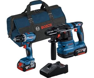 Bosch Professional GSR 18V-45, GBH 18V-22, 2 x 4,0 Ah, GAL 18V-40 (C), 18 V, lot de 2, 1 pièce.