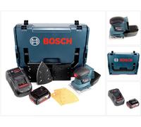 Bosch Professional GSS 18 V-10 Ponceuse vibrante sans fil avec boîtier L-Boxx + 1x GBA 4,0 Ah Batterie + GAL 1880 Chargeur rapide