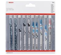 Bosch Professional Lames de scie sauteuse All in One, jeux de 10 pièces - 2607011171