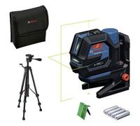 Bosch Professional laser combiné GCL 12V-50-22 CG (jusqu’à 50m, Dual Power, support RM20, 4 piles 1,5V, housse, Trépied BT 150)