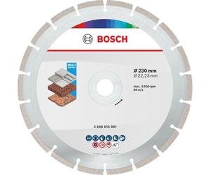 Bosch Professional, lot de 10 disques à tronçonner diamantés écologiques à usage universel, 230 mm (pour le béton, la brique, la brique silico-calcaire, le carrelage, diamètre 230 mm, accessoires pour