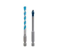 Bosch Professional Lot de 2 forets EXPERT HEX-9 Hard Ceramic et Multi Construction (pour béton, carrelage souple, Ø 6,0, 6,0 mm, accessoires perceuse/visseuse)