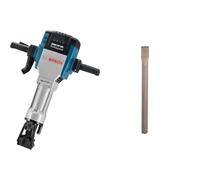 Bosch Professional marteau-piqueur GSH 27 VC (puissance absorbée nominale de 2 000 W, force de frappe de 62 J, max.) + Burin plat Queue 6 pans 28 mm 400 x 36 mm
