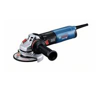 Bosch Professional meuleuse angulaire GWS 14-125 (1 400 W, avec poignée auxiliaire, capot de protection, capot de protection pour tronçonner, clé à ergots, flasque de serrage, écrou de serrage)