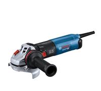 Bosch Professional meuleuse angulaire GWS 17-125 (1 700 W, poignée auxiliaire, capot de protection, capot de protection pour tronçonner, filtre à poussière rgots, flasque et écrou de serrage)