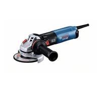Bosch Professional meuleuse angulaire GWS 17-125 (1 700 W, poignée auxiliaire, capot de protection, capot de protection pour tronçonner, filtre à poussière, clé à ergots, flasque et écrou de serrage)