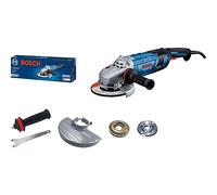 Bosch Professional meuleuse angulaire GWS 30-180 PB (KickBack Control et frein, interrupteur PROtection, avec clé à ergots, écrou de serrage, capot de protection à réglage rapide, poignée auxiliaire)