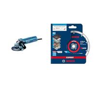 Bosch Professional Meuleuse Angulaire GWS 880 (Ø : 125 mm, en carton) + 1x Disque à tronçonner Expert Diamond Metal Wheel X-LOCK (pour Fonte, Ø 125 mm, Accessoire Petite meuleuse angulaire)