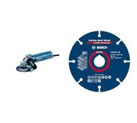 Bosch Professional Meuleuse Angulaire GWS 880 (Ø : 125 mm, vitesse à vide 11000 tr/min, en carton) + 1x Disque à tronçonner Expert Carbide Multi Wheel (pour Bois dur, Ø 125 mm, Accessoire)