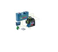 Bosch Professional Niveau Laser Lignes GLL 3-80 G (laser vert, pour l'intérieur, portée : jusqu’à 30 m, 4 piles AA, dans coffret de transport)