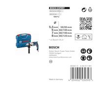 Bosch Professional perceuse à percussion GSB 24-2 (1 100 W, couple maxi : 40/14,5 Nm, dans L-Case) + Coffret de 4x forets Expert CYL-9 MultiConstruction (pour Béton, Ø 5,5-8 mm)