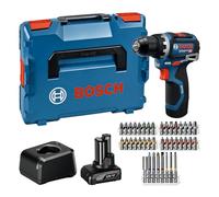 Bosch Visseuse sans fil GSR 12V-32 – 1x2,0 Ah + 1x4,0 Ah Li-Ion, chargeur 06019N7005, L-BOXX