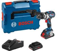 Bosch Professional Perceuse-Visseuse à Percussion sans Fil GSB 18V-110 C - 2 x 4,0Ah ProCORE18