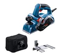 Bosch Professional rabot portatif GHO 20-82 (puissance 700 W, utilisable à droite ou à gauche, avec e montage, butée longitudinale, sac à poussières)