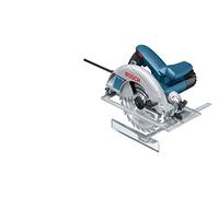 Bosch Professional scie circulaire GKS 190 (puissance 1 400 W, lame de scie : 190 mm, profondeur de coupe : 70 mm, avec lame au carbure, adaptateur d’aspiration, butée parallèle, clé six pans mâle)