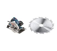 Bosch Professional Scie Circulaire GKS 65 GCE (Pack d'accessoires,Coffret L-BOXX) + Lame de Scie Circulaire, 12 Dents, 30mm d'Alésage, 2.4mm Largeur de Coupe, 1.8mm Épaisseur du Corps, 190mm Diamètre