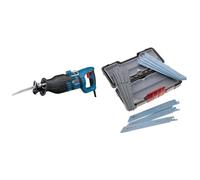 Bosch Professional scie sabre GSA 1300 PCE (profondeur de coupe maxi : 230 mm, avec SDS et constante électronique, 2 lames) + Set de 15 Lames - Wood and Metal basic