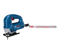 Bosch Professional scie sauteuse GST 8000 E (avec 1 lame T144 D, pare-éclats, dans boîte carton) + 3x Lames de scie sauteuse Expert ‘Plastic Composites Clean’ T 301 CHM