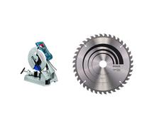 Bosch Professional Scie Tronçonneuse à Métal Filaire GCD 12 JL (Boîte carton) + Lame de scie circulaire Optiline Wood (le bois, 254 x 30 x 2,8 mm, 40 dents, accessoire)