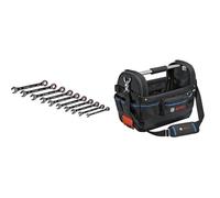 Bosch Professional set de clés mixtes 10 pièces + Sacoche Porte-outils GWT 20 De
