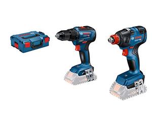 Bosch Professional Système sans fil 18V 01 Kit de visseuses sans fil GDX 18V-200 et GSR 18V-55 (sans batterie, L-BOXX)