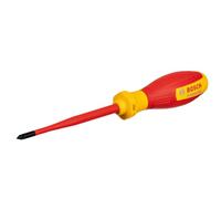 Bosch Professional tournevis VDE plat PZ1x100 (certifié jusqu'à 1 000 V, isolé avec un élastomère thermoplastique (TPE))