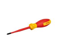 Bosch Tournevis VDE PZ1x100 1600A02ND1 – certifié jusqu'à 1 000 V, isolation TPE