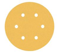 Bosch Professional Zubehör, Abrasifs, EXPERT C470 Papier abrasif à 6 trous pour ponceuse excentrique, 150 mm, G 120, 50 pcs. (120)