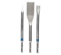 Bosch Professional Zubehör, Burin, Jeu de burins 3 pièces, SDS plus, 0/20/40 mm (40 mm)