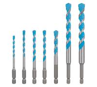 Bosch Professional Zubehör, Foret, Expert HEX-9 Multi Construction Bohrer-Set (10 millimètres, 12 millimètres, 4 millimètres, 5 millimètres, 6 millimètres, 8 millimètres)