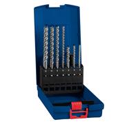Bosch Professional Zubehör, Foret, Jeu de forets à queue SDS plus-7X - 7 pces (10 mm, 12 mm, 5 mm, 6 mm, 8 mm)