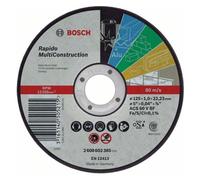 Bosch Professional Zubehör, Lame de scie, Disque à tronçonner PRO Multi Material, 125 x 1,6 x 22,23 mm