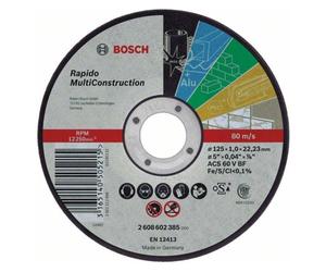 Bosch Professional Zubehör, Lame de scie, Disque à tronçonner PRO Multi Material, 125 x 1,6 x 22,23 mm