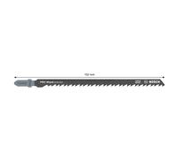 Bosch Professional Zubehör, Lame de scie, Lame de scie sauteuse PRO Wood precise T344DP, 152 mm, 3 pcs.