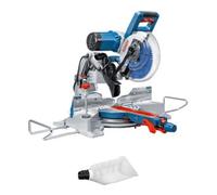 Bosch Scie à onglets radiale GCM 10 GDJ – 2000 W, Ø254 mm, biseau 52/60°, coupe 80×306, Axial-Glide