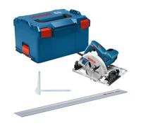 Bosch Scie circulaire GKS 55 1350 W - avec GCE, rail 140 cm - L-BOXX (0615990M91)