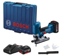 Bosch - Scie sauteuse sans fil 18V, 2 batteries 4,0 Ah Li-Ion, chargeur 06015B2022