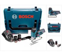 BOSCH Scie sauteuse sans fil GST 12V-70 dans L-Boxx avec 2 batteries 12 Volt 2,0 Ah + chargeur AL1130 CV - anciennement 10,8 V-LI