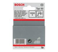 Bosch Serre-fils fin Bosch type 53 11,4 x 0,74 x 6 mm Quantité:1000