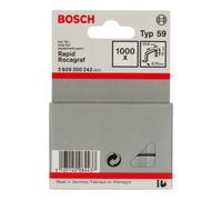 Bosch Serre-fils fin Bosch type 59 10,6 x 0,72 x 12 mm Quantité:1000