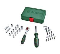 Bosch Set 34 pièces avec cliquet 1/4"