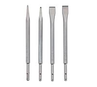 Bosch Coffret de burins PRO SDS plus-4C 4 pièces pour béton, brique, marteau burineur, brise-béton