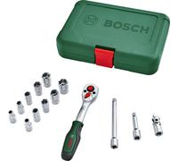 Set 14 pièces avec cliquet 1/4 - BOSCH - 1600A02BY0"