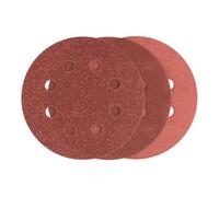 Set de feuilles abrasives pour ponceuse excentrique avec bande auto-agrippante, perforé Bosch Accessories 2607019496 Grain 80, 120, 240 (Ø x L) 115 mm x 115 mm
