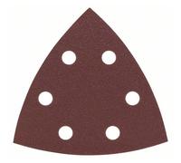 Bosch Feuilles abrasives Delta – grain 120, perforées, bande auto-agrippante 93 mm – 25 pièces