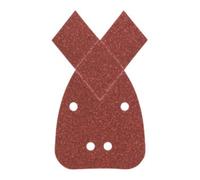 Bosch Set de 25 feuilles abrasives 2607017113 pour ponceuse Multi – grains 80/120/180
